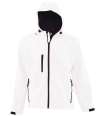 46602 Replay SOL'S Replay Hooded Soft Shell Jacket White colour image